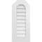Ekena Millwork Octagonal Top Surface Mount PVC Gable Vent w/ 3-1/2"W x 1"P Standard Frame, 14"W x 32"H GVPOT14X3201SN - alternate 1